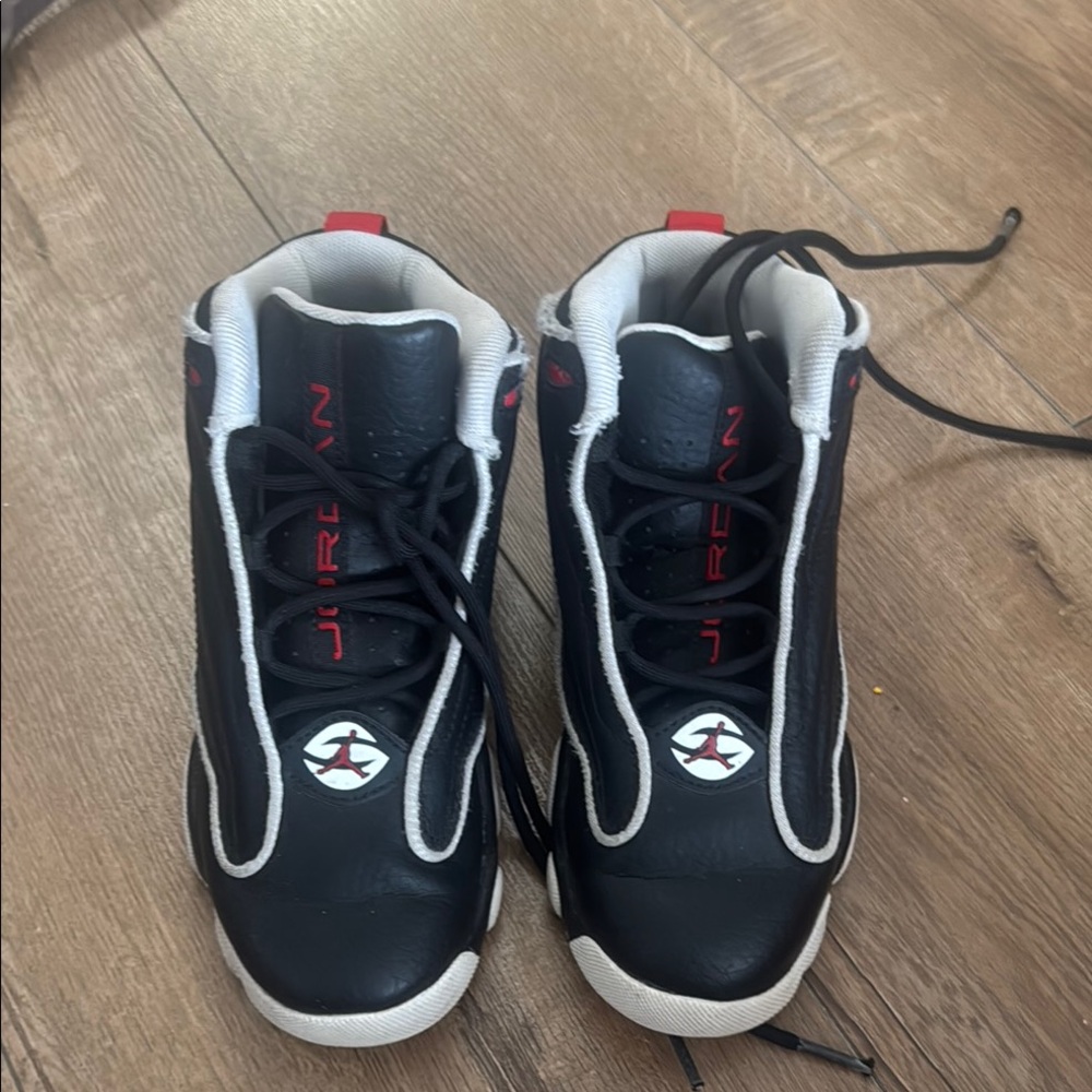 Air Jordan Black and White Sneakers